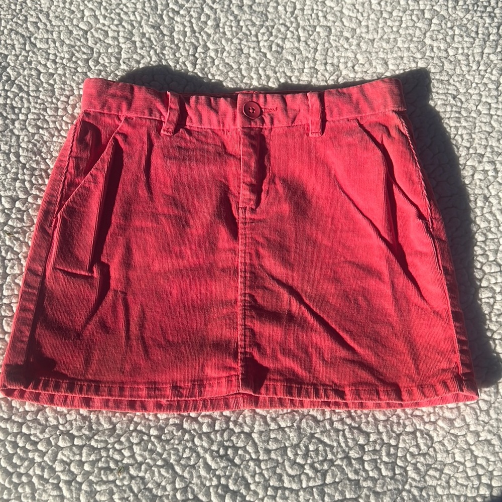 NWOT GapKids pink corduroy lightweight skirt.